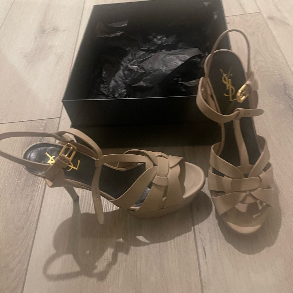 YSL platforms, worn twice in amazing condition with box - Picture 4 of 5